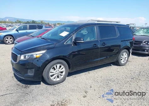 2018 Kia Sedona Lx из США, поврежденный, VIN KNDMB5C10J6404511